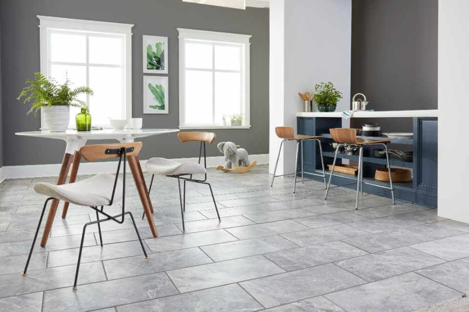 granite counter in kitchen